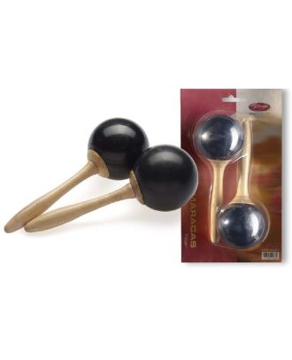 Maracas, Fiberglas (Paar) in Schwarz, 26cm