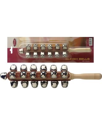 Jingle-Stick m. 25 Schellen, Schlittenglocken