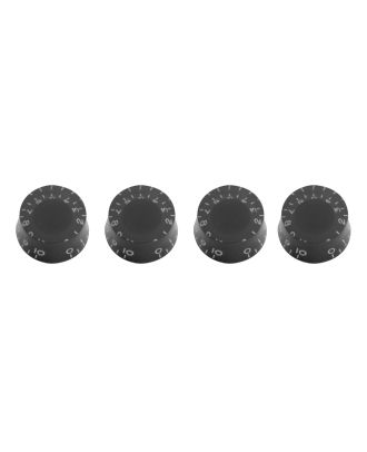 Volume- (x 2) und Tone-Potis (x2) für P-Typ E-Gitarre, Black Hat Typ, Schwarz