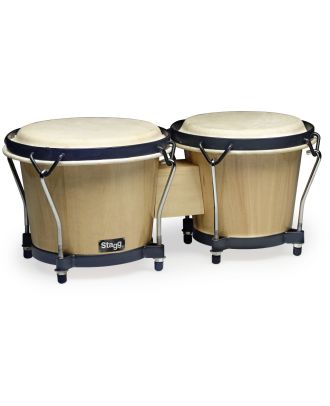 6" u. 7" Traditionelles Bongo Set mit Holzkessel