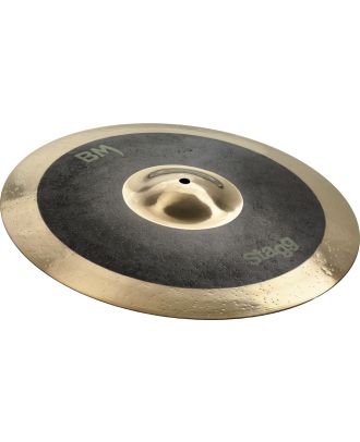 22" Black Metal Rock Ride