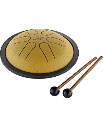 MEINL Mini Steel Tongue Drum, C Dur, 6 Töne, gold