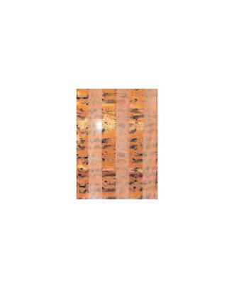 Schal Noten, orange/ schwarz