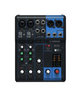 Yamaha Mixer MG06, 6 Känale
