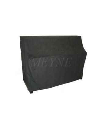 Meyne Klavierdecke, Wildleder-Imitat, schwarz