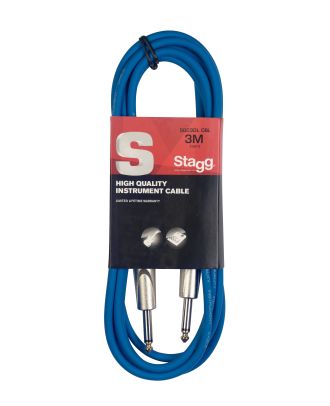 Instrumentenkabel blau 3 Meter