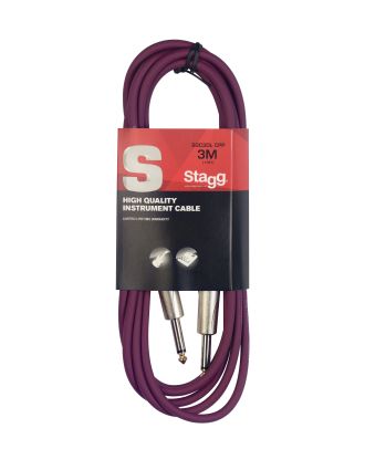 Instrumentenkabel 3 Meter violett