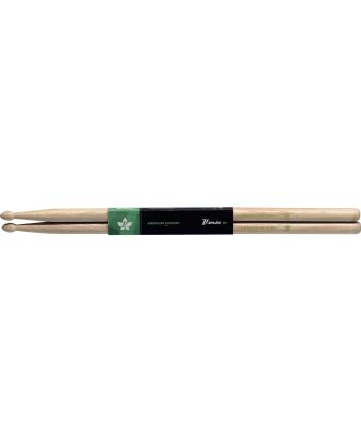 Hickory Sticks, 5B Holztip, 1 Paar Drumsticks, Schlagzeugstöcke