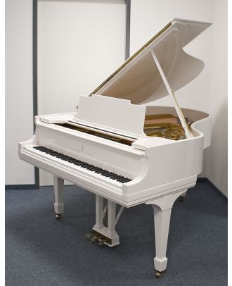 Steinway & Sons, Flügel Modell M170, weiß Hochglanz, gebraucht