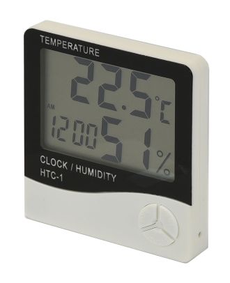 Digital-Hygrometer / Thermometer Min/Max schwarz/weiß