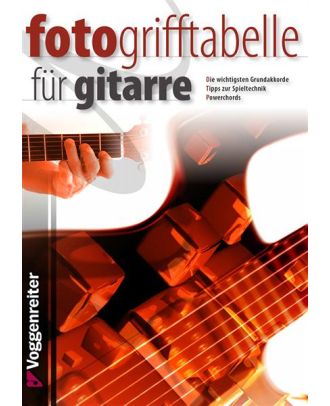 Bessler/Opgenoorth -Fotogrifftabelle für Gitarre
