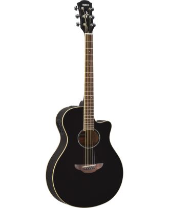 Yamaha APX600 BL Black Westerngitarre mit Tonabnehmer Schwarz