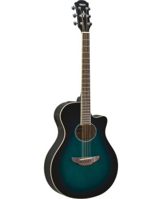 Yamaha APX600 OBB Oriental Blue Burst Westerngitarre mit Tonabnehmer