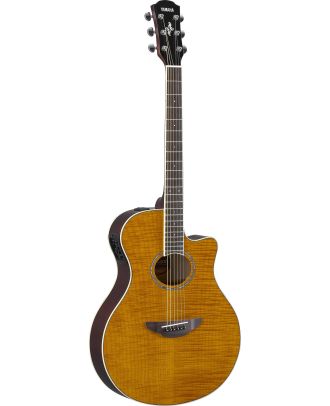 Yamaha APX600FM AMB Amber Westerngitarre Tonabnehmer Riegelahorn