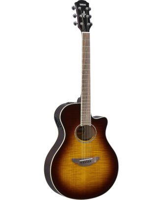 Yamaha APX600FM TBS Tobacco Brown_Sunburst Westerngitarre Tonabnehmer