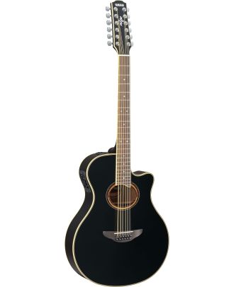 Yamaha APX700ii-12 BL Black Westerngitarre 12-Saiter Schwarz