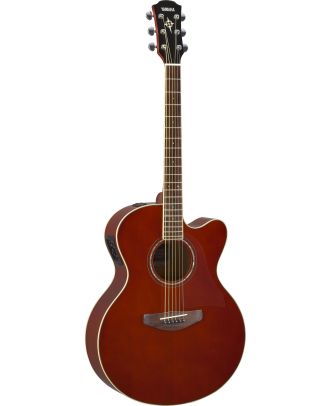 Yamaha CPX600 RTB Root Beer Westerngitarre mit Tonabnehmer