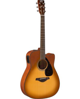 Yamaha FGX800C SBII Sand Burst Westerngitarre mit Tonabnehmer