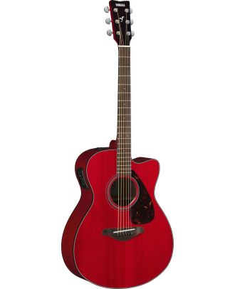 Yamaha FSX800C RRII Ruby Red Westerngitarre mit Tonabnehmer