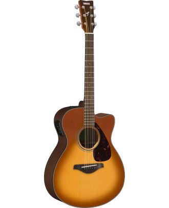 Yamaha FSX800C SDBII Sand Burst Westerngitarre mit Tonabnehmer