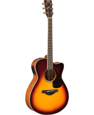 Yamaha FSX820C BSII Brown Sunburst Westerngitarre mit Tonabnehmer