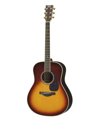 Yamaha LL6 ARE BS Brown Sunburst Westerngitarre mit Tonabnehmer