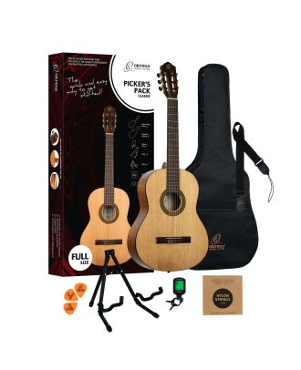 Ortega Picker´s Pack 4/4 Gitarren Starterset