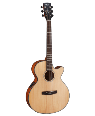 CORT Westerngitarre MR710F12 in Natur Satin mit Preamp
