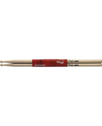 Ahorn Sticks, 5A, Holztip, 1 Paar Drumsticks, Schlagzeugstöcke