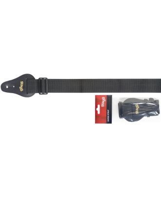 Gitarrengurt, 5 cm breit, schwarz