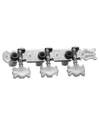 3+3 Lyra Mechanik für Konzert Gitarre Chrom