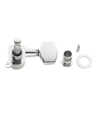 Druckguss-Mechaniken 2 x 3, für Akustikgitarre, Crom