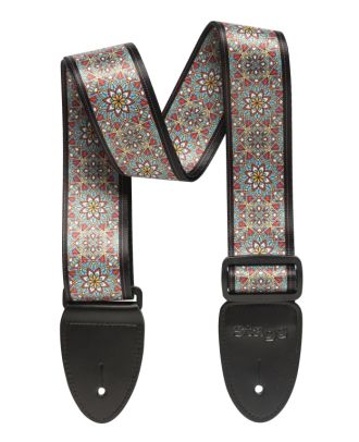 Terylen-Gitarrengurt mit Mandala-Muster