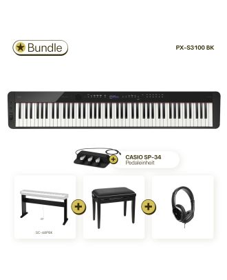 Casio Privia PX-S3100 BK Digitalpiano Deluxe Set