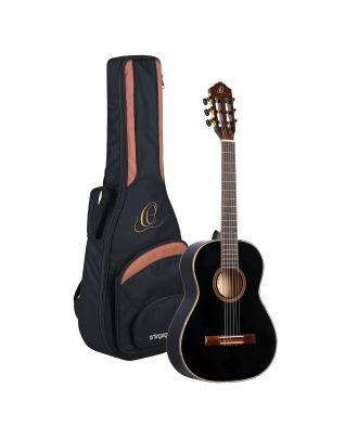 Ortega Konzertgitarre R221 BK-3/4 schwarz
