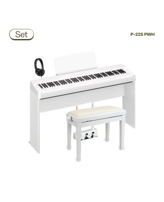 Yamaha P-225 WH im Komplett-Set