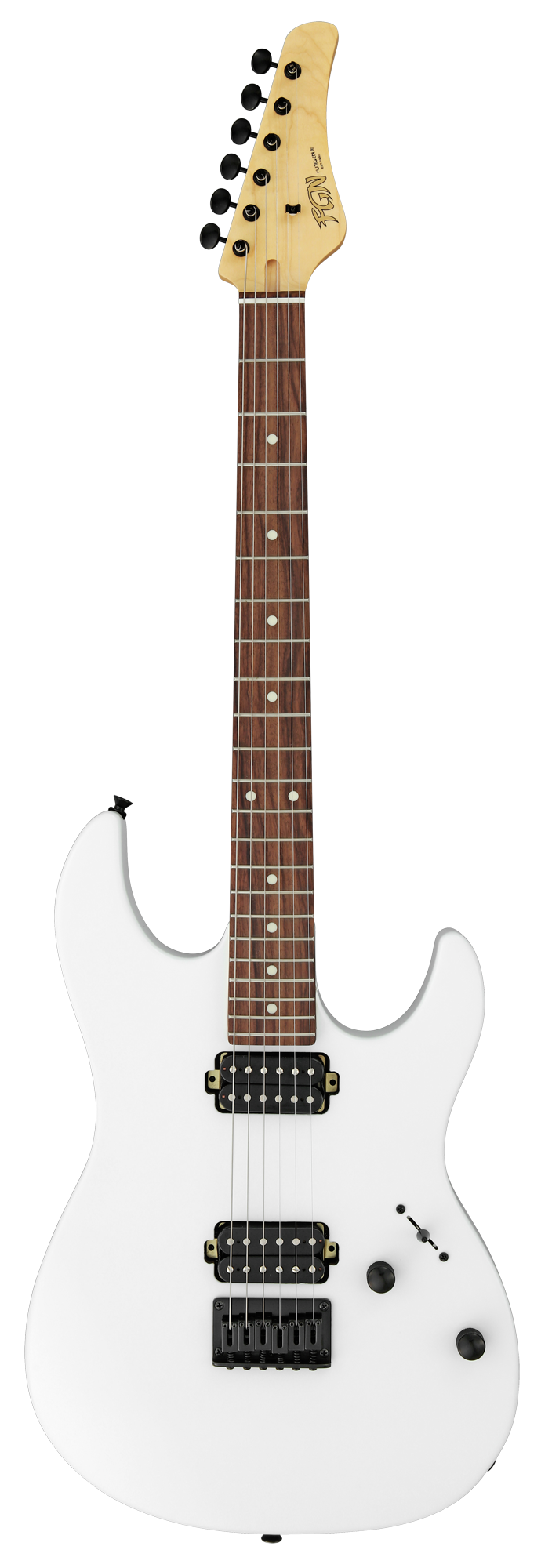 FGN E-Gitarre Boundary Odyssey in Snow White
