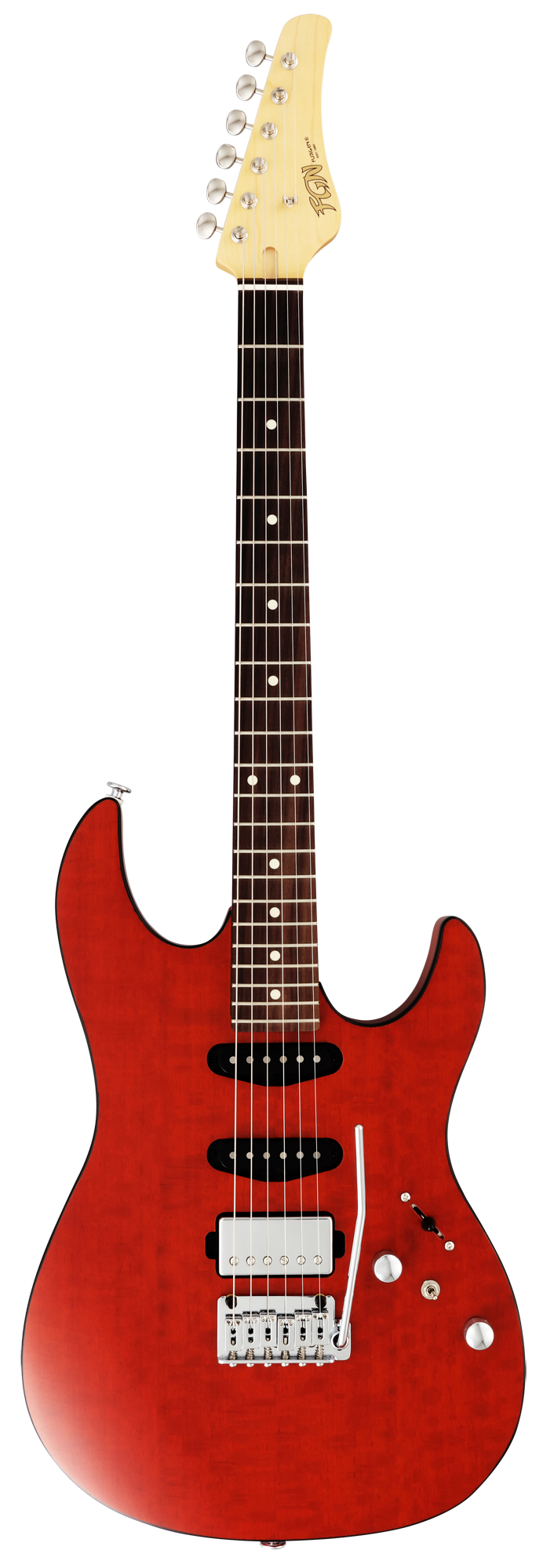 FGN E-Gitarre J-Standard Odyssey DU in Mandarin Orange Flat