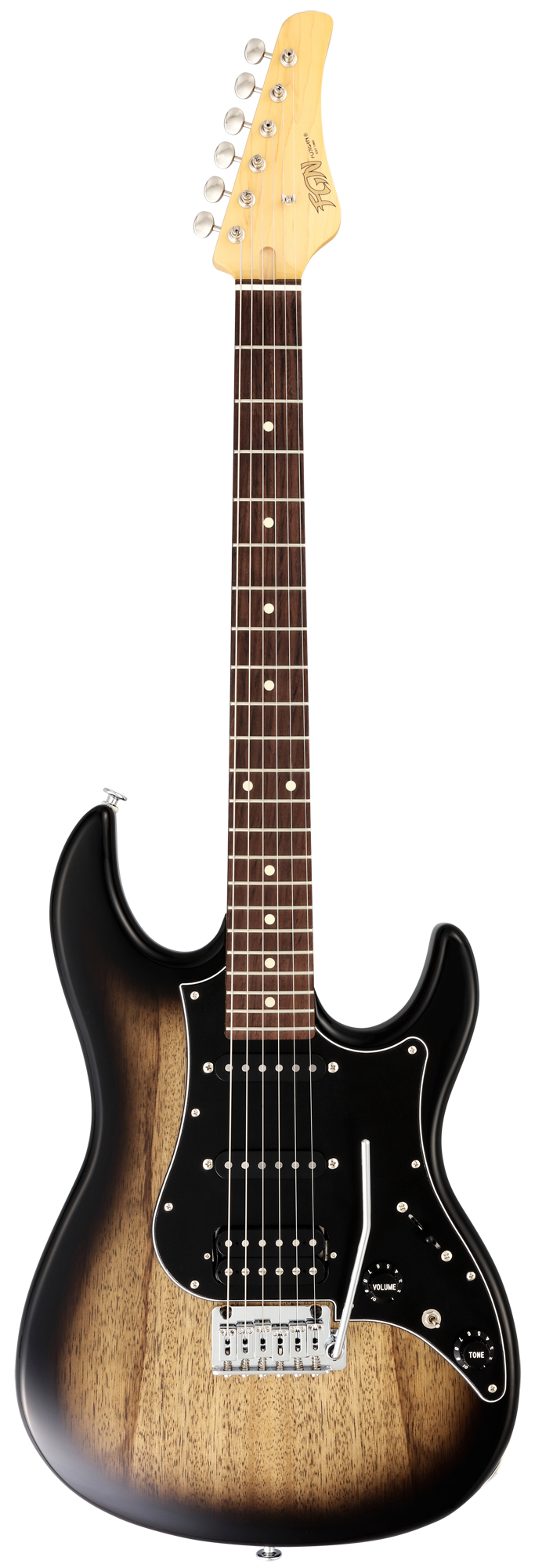 FGN E-Gitarre J-Standard Odyssey Trad in Dark Mocha Burst
