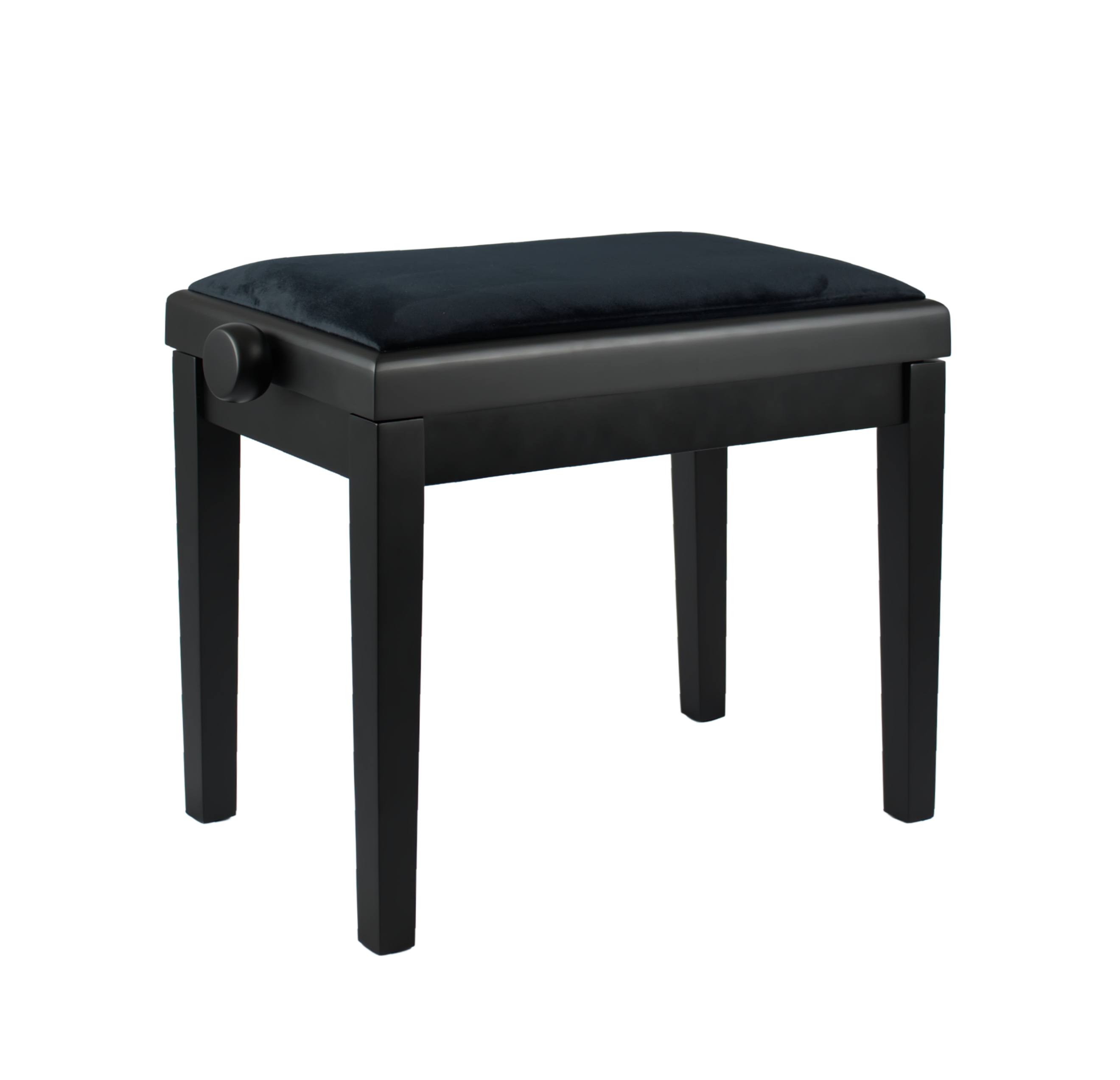 Klavierbank Deluxe schwarz matt
