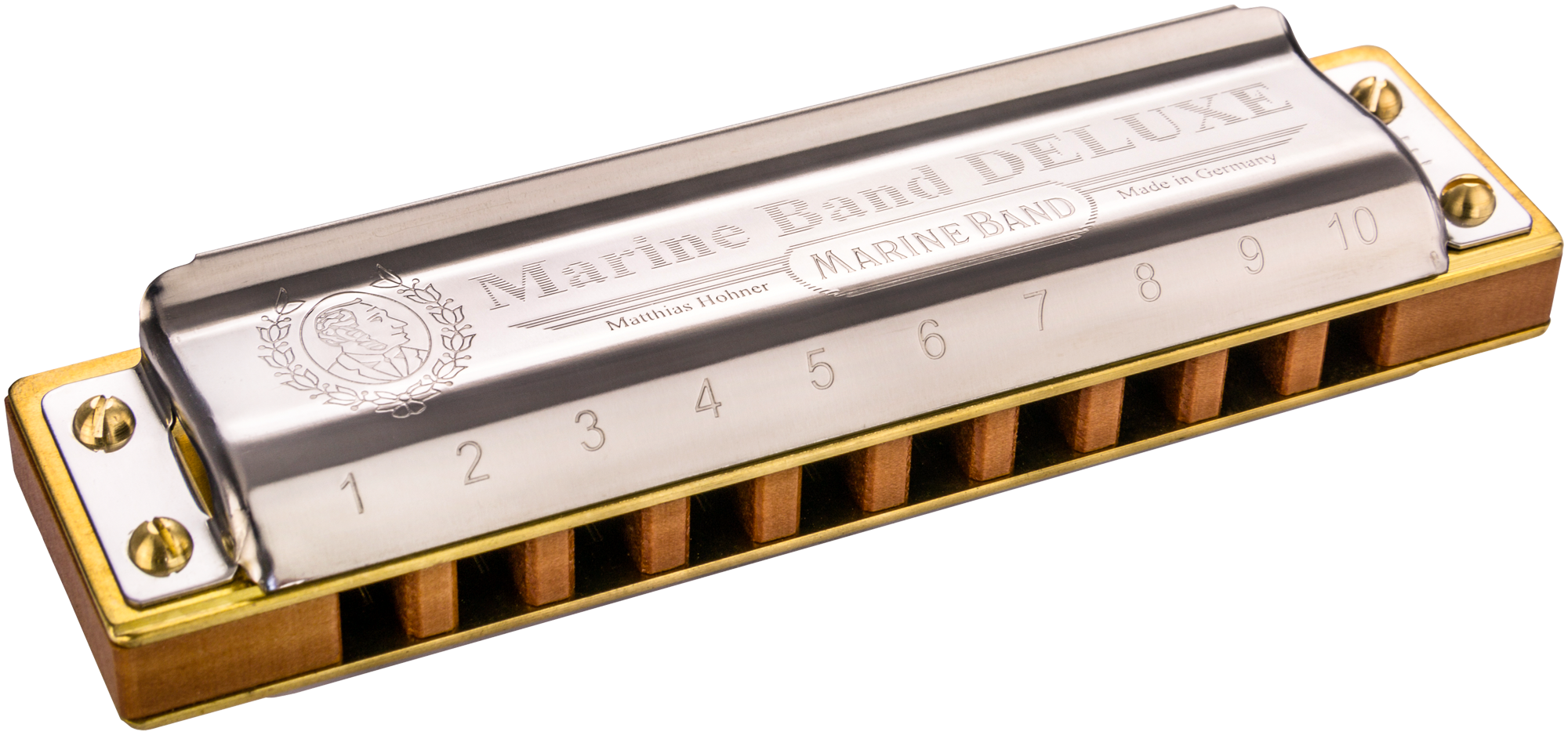 Hohner Mundharmonika Marine Band Deluxe, A-Dur