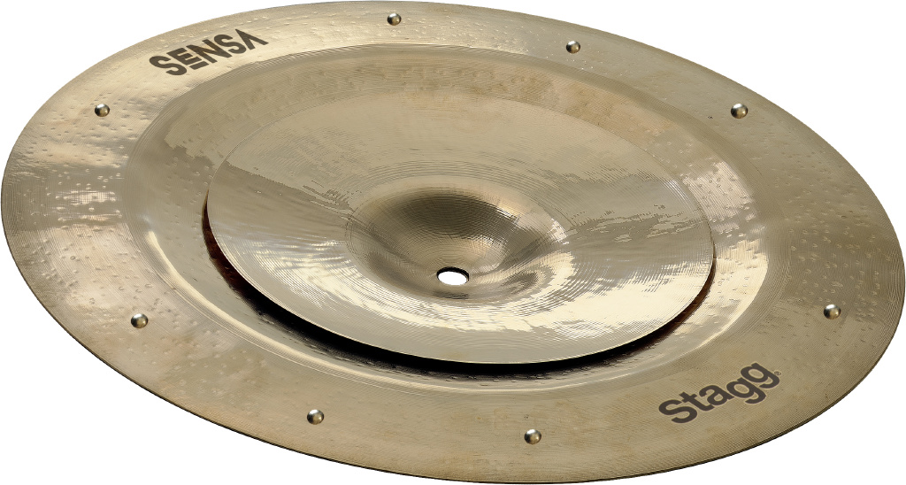 Effektbecken, Doppelbecken SENSA 14"CHINA+8"SPLASH STACK