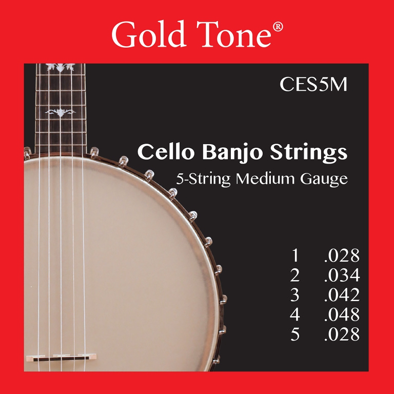 5-saiter Banjo Cello Saiten in Saitenstärke Medium