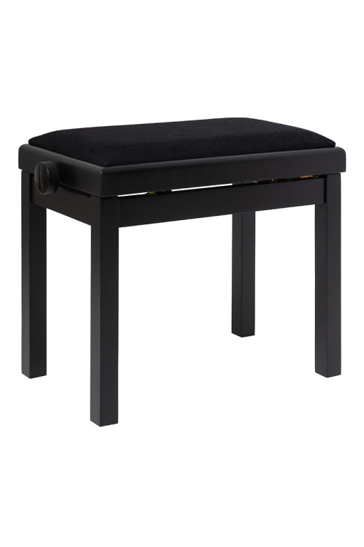 BLACK PIANOBENCH MAT+VELVETTOP