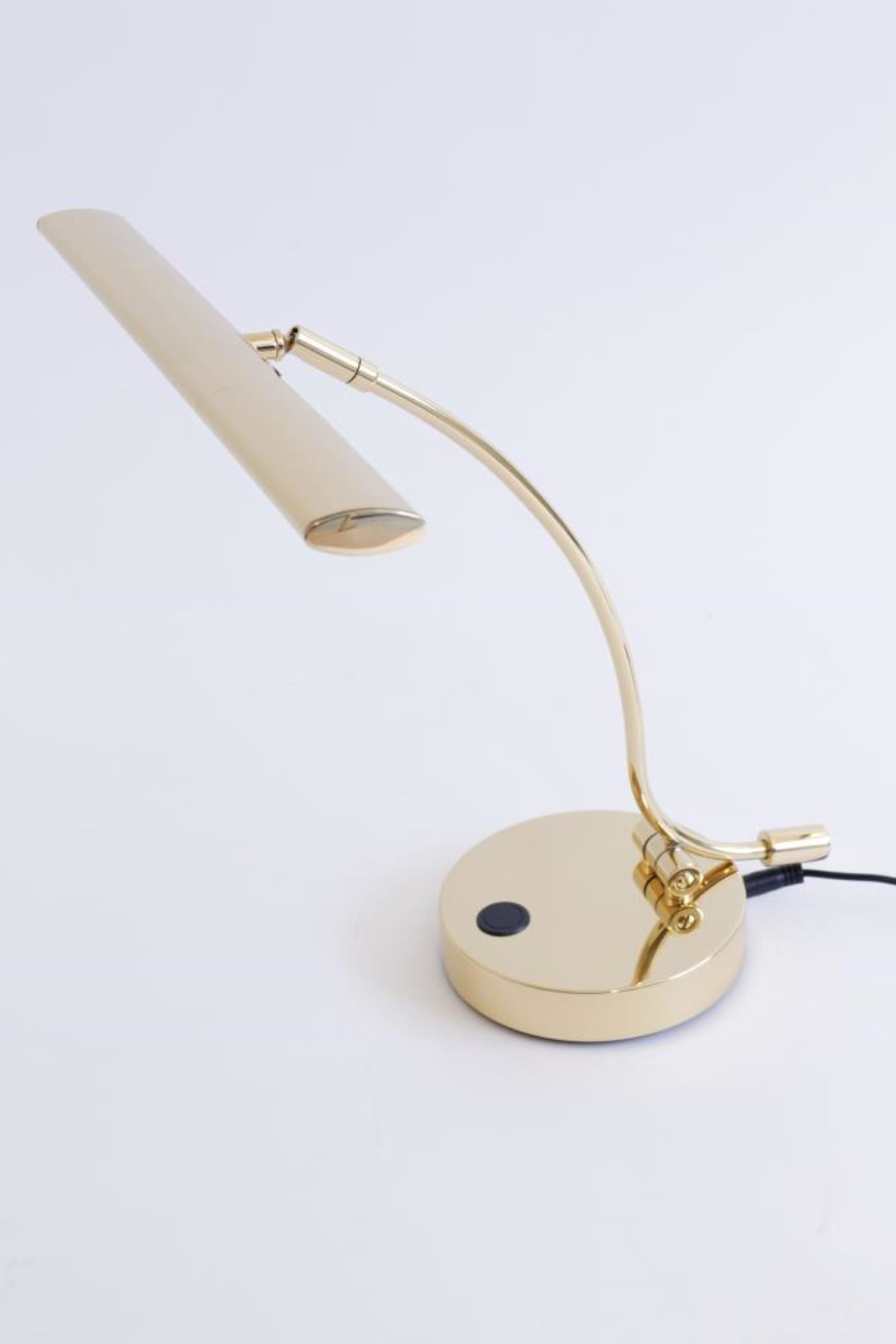 LED-Klavierlampe "Romantic" - Messing poliert