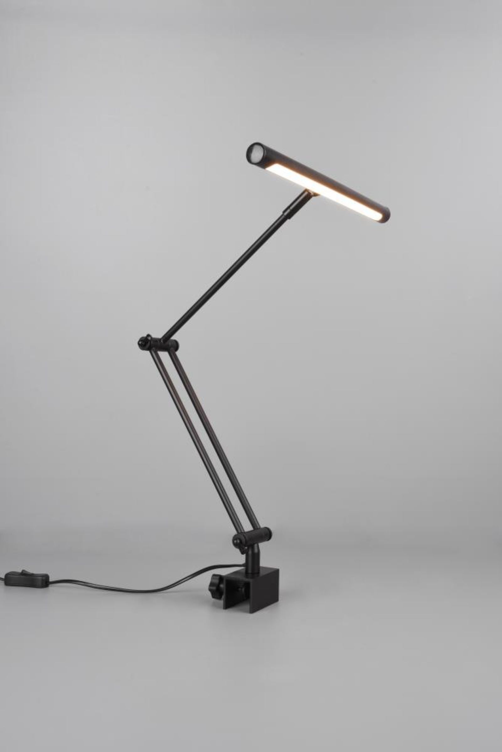 Notenpult Klemmleuchte LED Crescendo - schwarz matt