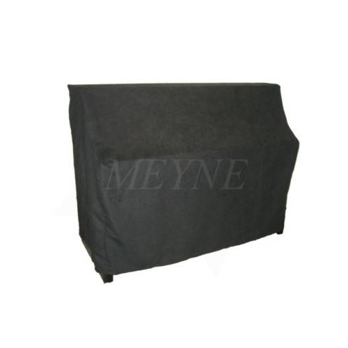 Meyne Klavierdecke, Wildleder-Imitat, schwarz