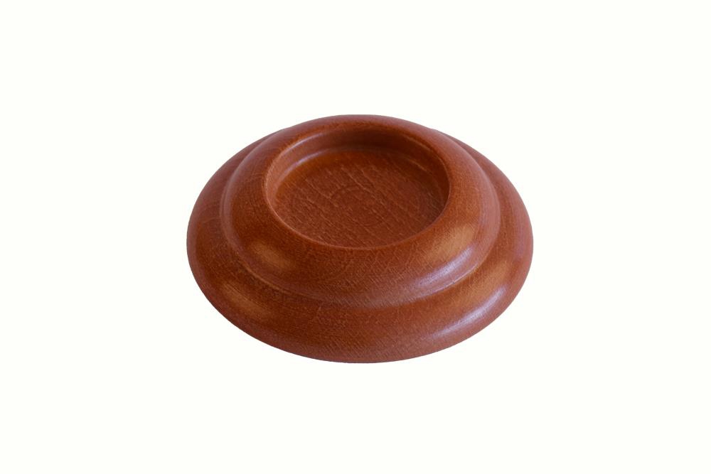 Untersetzer aus Holz für Klavier - Kirschbaum, 50 mm, geschwungen