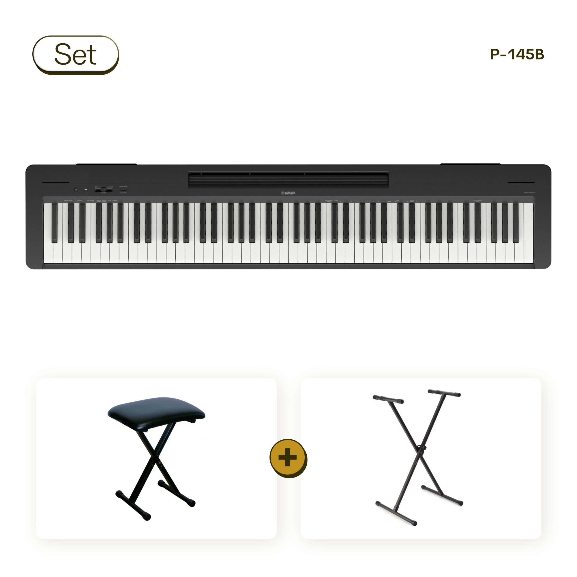 Yamaha P-145 B Set