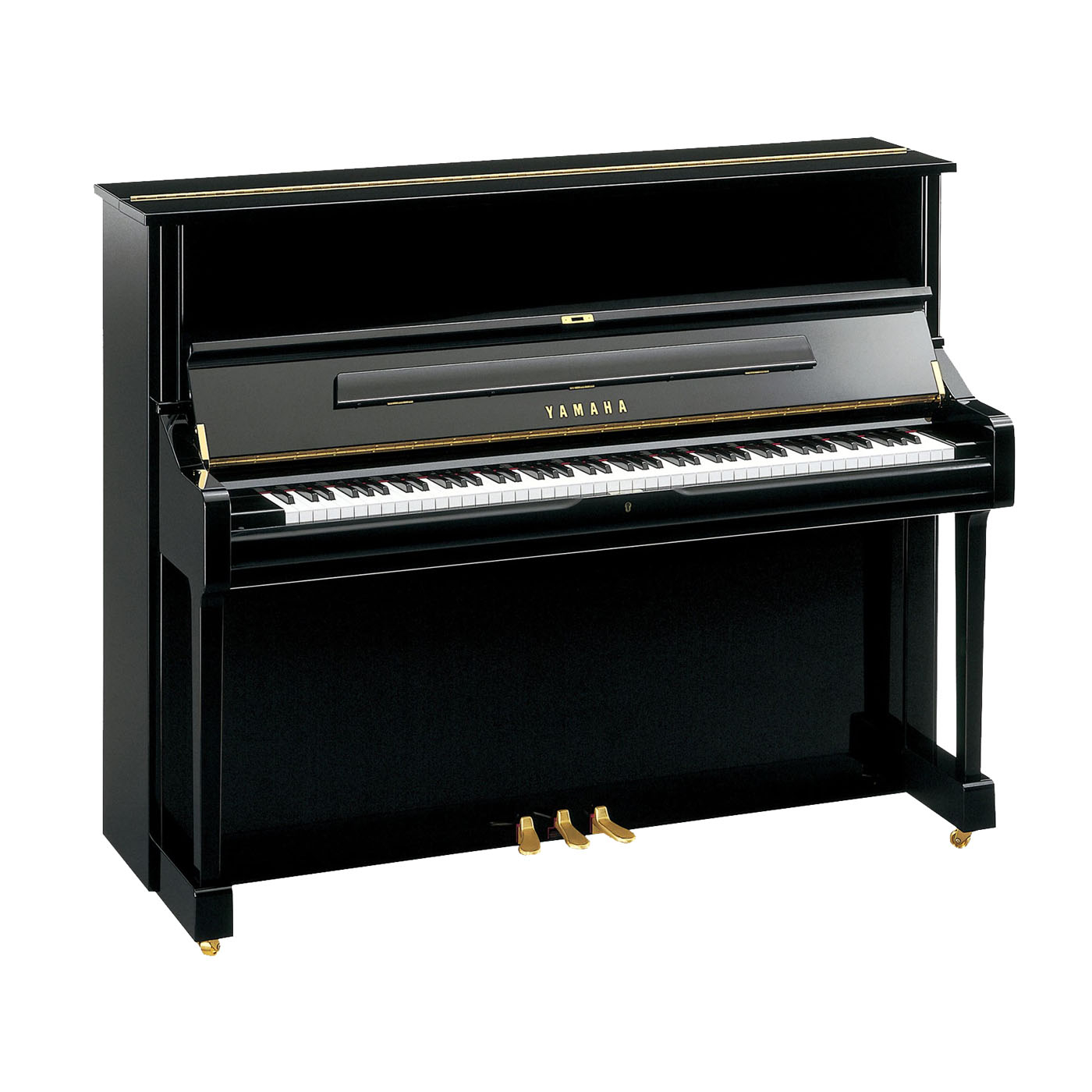 Yamaha Klavier U1 Q - schwarz poliert mieten, Mietkauf